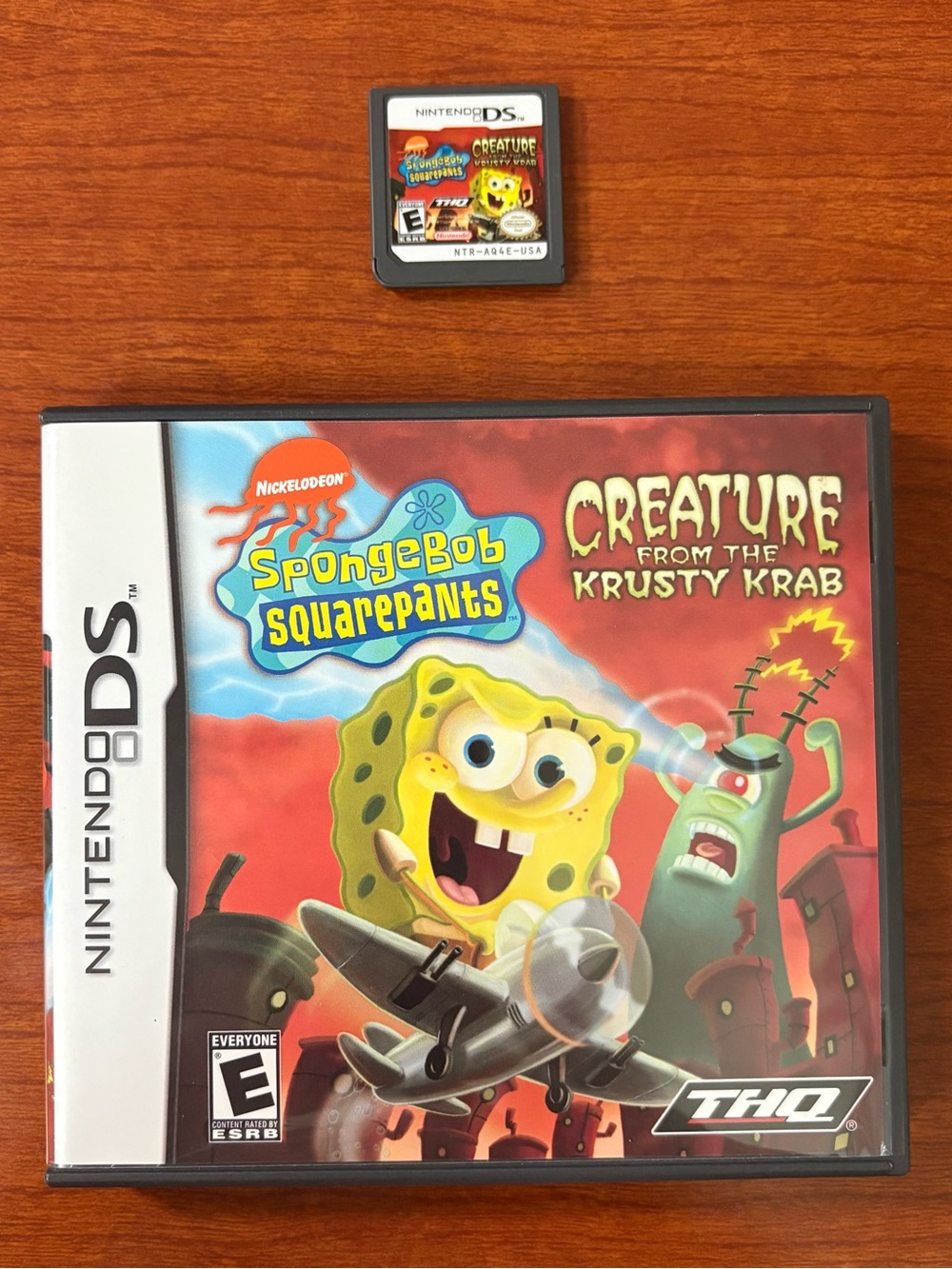 Nintendo DS game SpongeBob Creature from
The Krusty Krab
